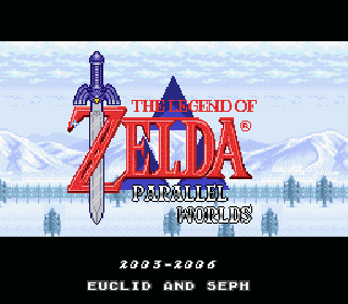 Screenshot Thumbnail / Media File 1 for Legend of Zelda, The - A Link to the Past (USA) [Hack by Euclid+SePH v1.0] (~Legend of Zelda, The - Parallel Worlds)
